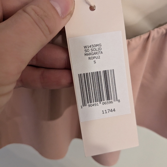 Eberjey Women's Pink Margarita Ruffle Bikini Top Size Small - Picture 8 of 8